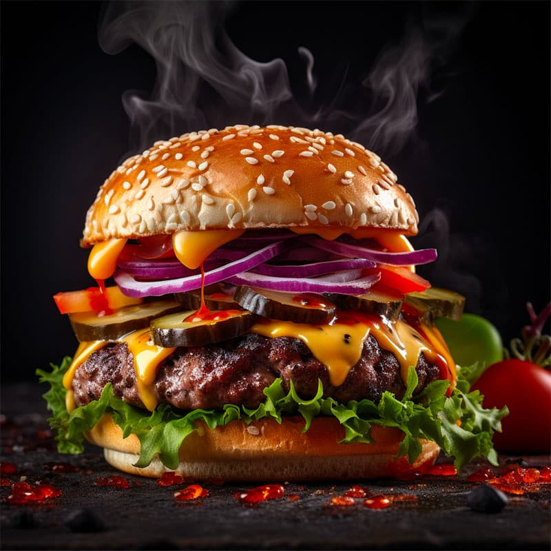 Burger Juteux au Fromage